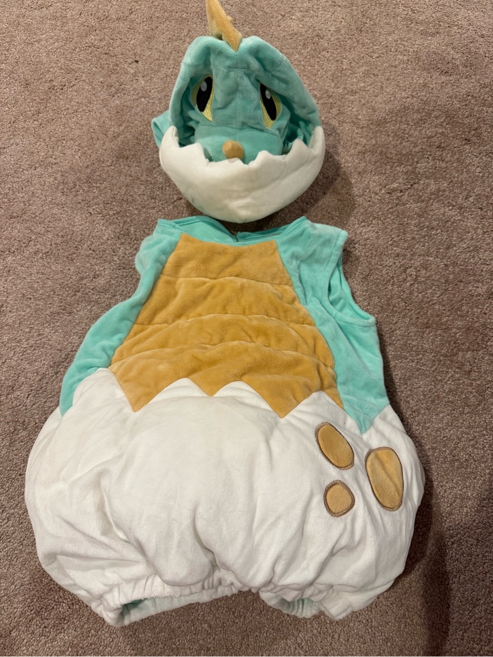 Baby triceratops costume
